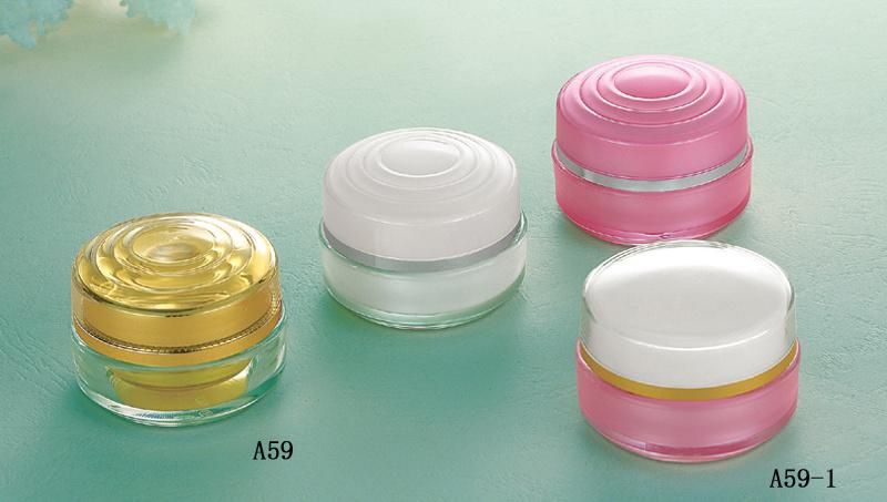 15g Empty Plastic Cream Cosmetic Jar for Skin Care