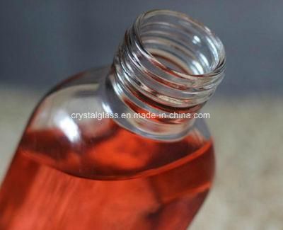 Eco-Friendly Wine Glass Bottle, Beverage Bottle with Metal Cap