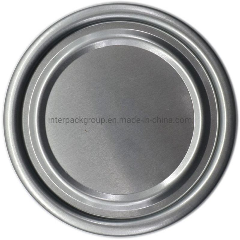 Wholesale Tinplate Lid 300# 72.9mm Normal Bottom Tin Lid for Food Can