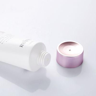 Free Sample Luxury Beautiful Cosmetic Package Plastic White Soft Tube