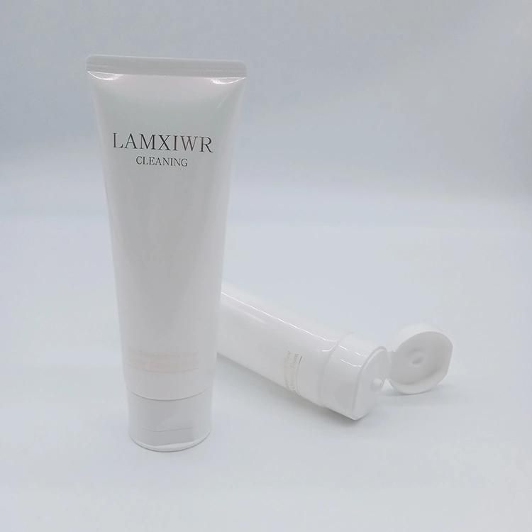 Plastic Face Wash Tube with Screw Cover for Facial Cleanser