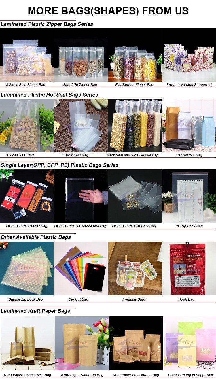 1.5 Mil Clear PE Plastic Zipper Bag for Jeans Dress Packaging