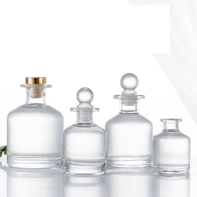 100ml 200ml Aromatherapy Essential Oil Air Fresh Fragrance Perfume Luxury Reed Diffuser Glass Bottle