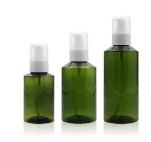 Green Color Spray Bottle Green Atomizer Refillable Bottles Vial Cream Cosmetic Containers Plastic Bottle Cream Jars Cosmetic 100ml 150ml 200ml