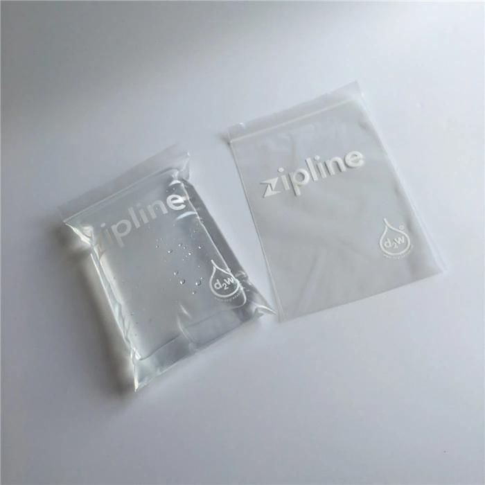 LDPE Biodegradable Disposable Printed Plastic Packing Ziplock Pouch