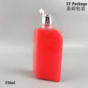 250ml New Design Thick Wall Lotion Bottle with Silver Flip Top Cap