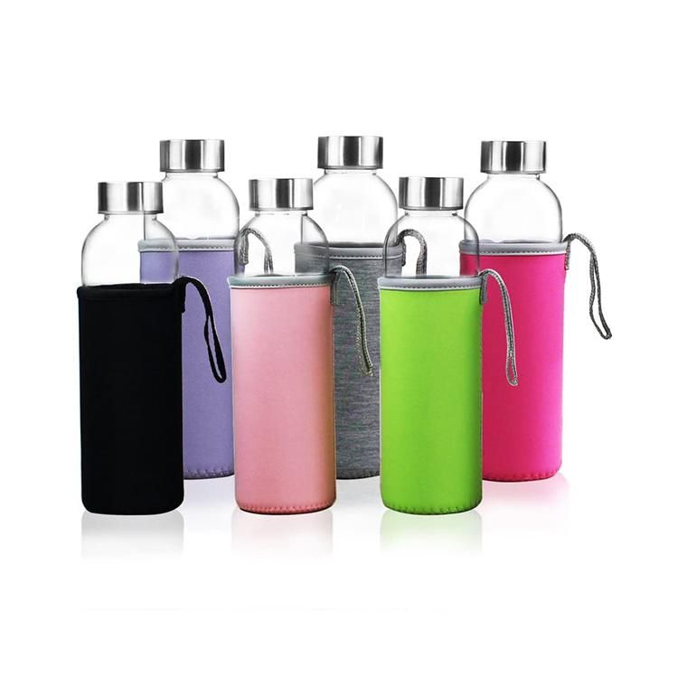 Wholesale Round 300ml 500ml Beverage Water Glass Juice Bottle