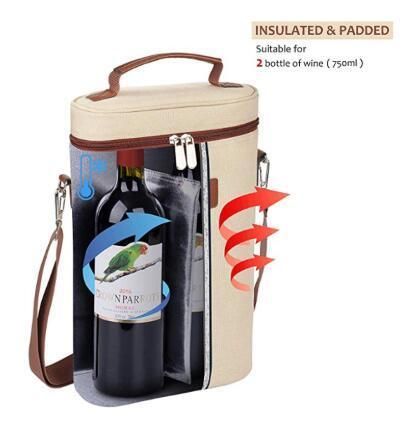 High Quality Factory Custom Cooler Wine Bag for Picnic Party