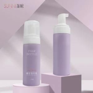 High Quality Frosted Purple 4 Oz Plastic Foam Bottle Foam Plastic Bottle