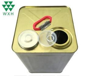 5 Gallon Factory Price Square Paint Tin Can with Metal Cap