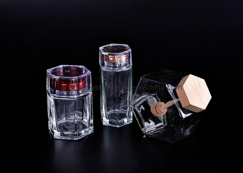 Food Grade Luxury Glass Small Bottom 100ml Glass Mini Jar