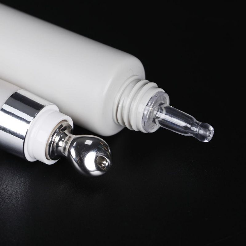 OEM Round Tubes with Logo Soft Plastic Tubes Screw Plastic Hot Stamping Cosmetic Tube Packaging