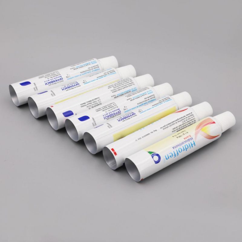 Customized 100ml Aluminum Plastic Laminated Toothpaste Tubes with Crown Cap