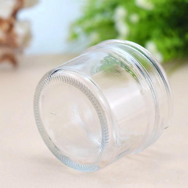 100ml High-End Clear Glass Jam Jar with Metal Lid / Cheess Jar /Mason Jar