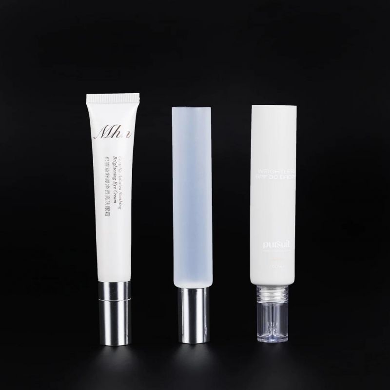 OEM Wholesale Empty Lipgloss Tube Packaging Rose Gold Silver Cosmetic Containers Lip Gloss Containers Tube Round Tubes