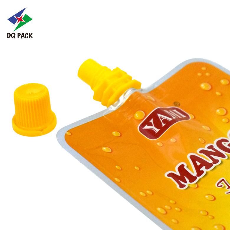 Gravure Printing Mango Juice Packaging Stand up Pouch with Spout Spout Pouch