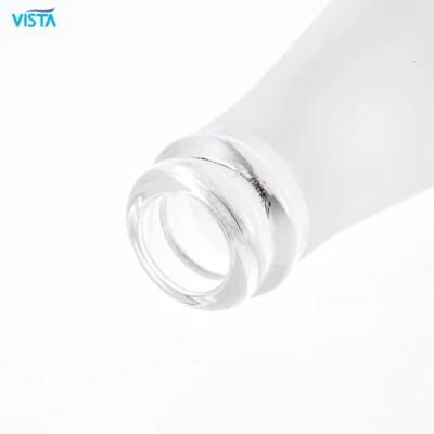 750ml Normal Flint Sparkling Frost Silkscreen Water Glass Bottle Crown Cap