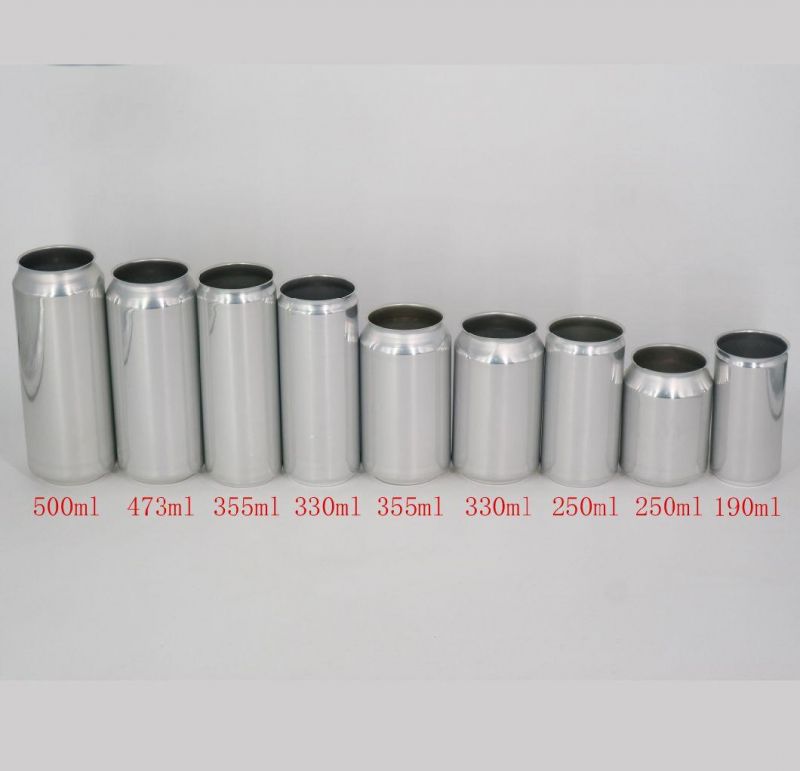 355ml Wholesale Food Grade Empty Aluminum Can Beer Can for Beverage Canning