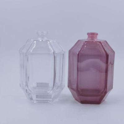 100ml Empty Luxury Refillable Custom Wholesale Square Spray Glass Perfume Bottle Jdc224