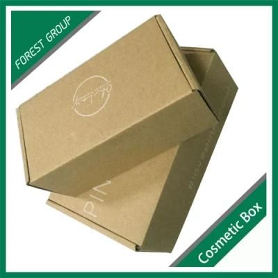 Heart Logo Printed Brown Kraft Shipping Box