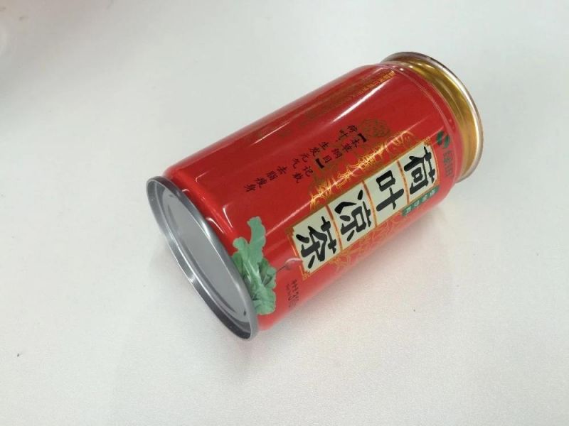 Empty Juice Can for Lotus Leaf Tea