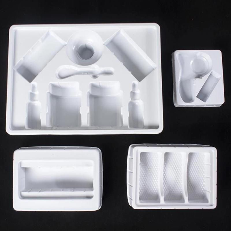 White Plastic Custom PVC Blister Insert Trays for Tools