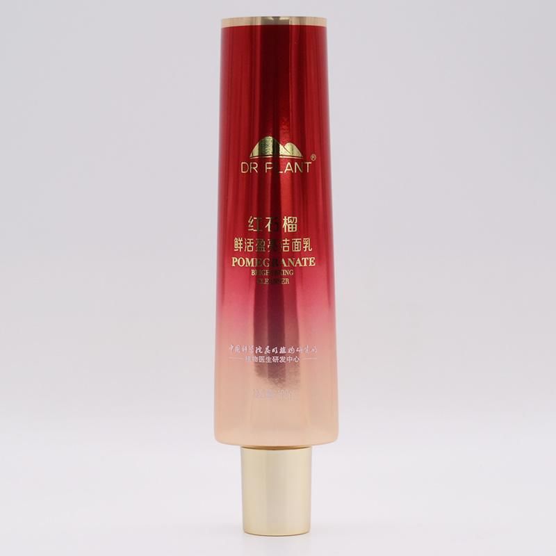 Custom Cosmetic Packaging Empty Hand Cream Hand Lotion Oval Tube