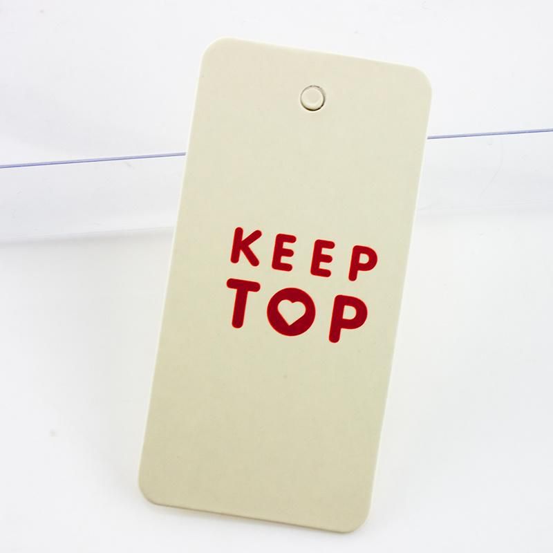 Custom Paper Clothing Tag, Cheap Garment Hangtag