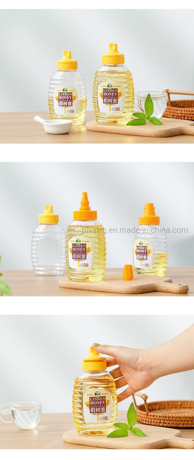 1000g 714ml Pet Honey Bottle Plastic for Packing Honey Jams Syrups