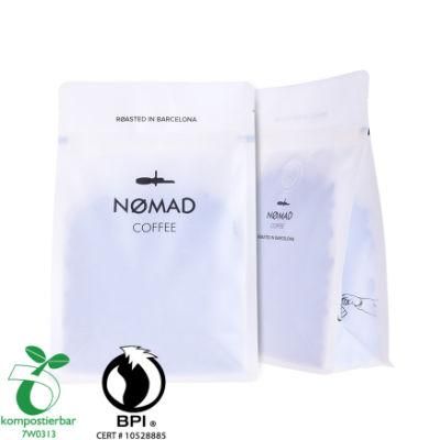 Biodegradable Compostable Food safety Coffee Packaging Bags with Resealable Zipper and Valve