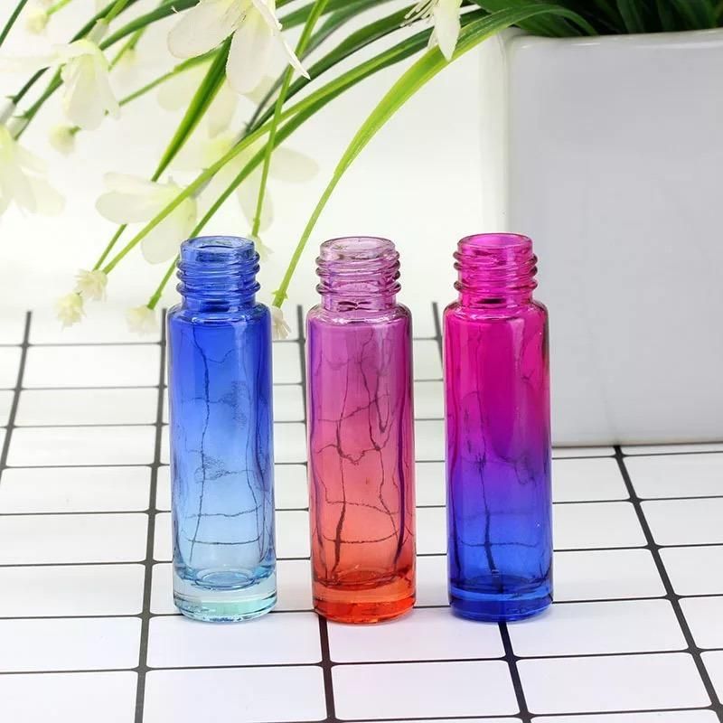 Portable 10ml Refillable Gradient Color Bottle Plastic Pressed Pump Spray Bottle Liquid Container Mini Travel Refillable Bottles