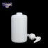 Cosmetics Round Bottle Recycle White HDPE Custom Printed Pump Lotion