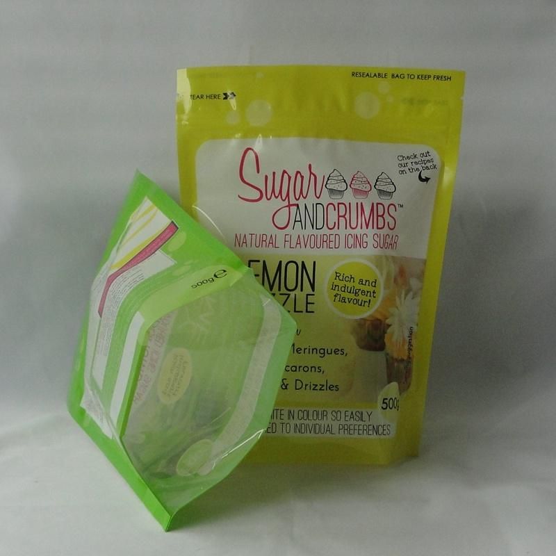 Stand up Aluminum Foil Food Ziplock Packing Snack Coffee Bag