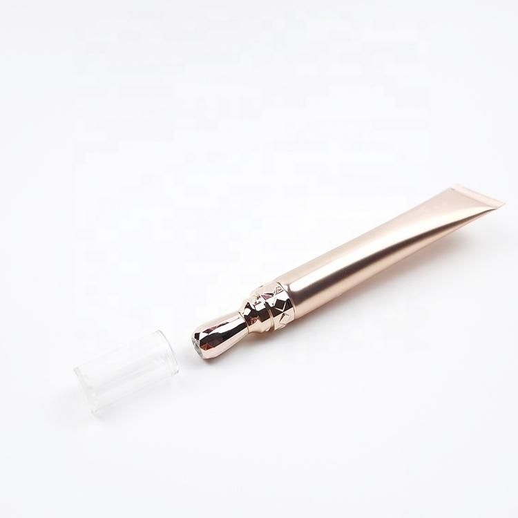 Automatically Eye Massage Applicator Aluminum Plastic Cosmetic Squeeze Tube