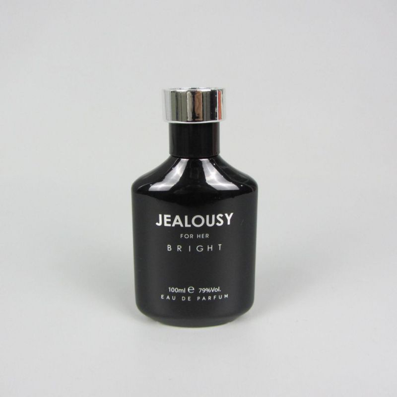 Empty 50ml Perfume Glass Bottle with White Cap