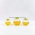 Hexagon Glass Honey Jar with Metal Screw Lid