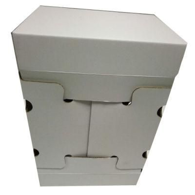 Plain White Corrugated Shipping Packaging Fruits Box with Free Design