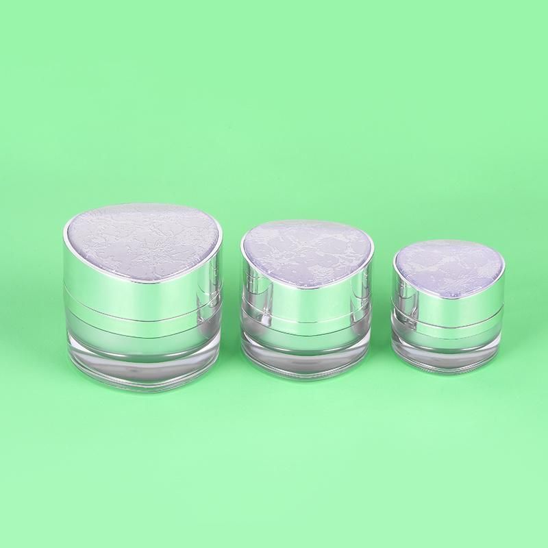 Manufacturer 15g 30g 50g Empty Elegant Cosmetic Container Cream Jar for Cosmetic Packaging