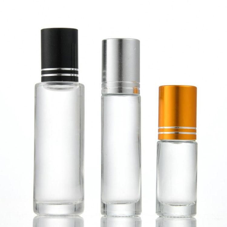 Custom Amber Clear Empty Perfume Glass 5ml 6ml 8ml 10ml 15ml Roll on Bottle