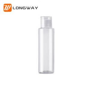 150ml Clear Cover White Cap Transparent Pet Clear Bottle PS Cap Hydrolat Bottle Double Wall Cap Bottle