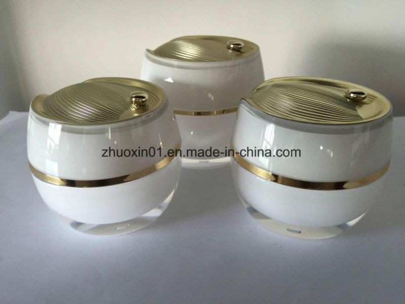 15g High-End Acrylic Cream Jar for Cosmetic Packaging