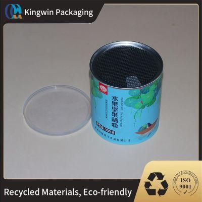 Circular Tube Recyclable Kraft Paper Box Premium Wine Bottle Package Customized Packaging