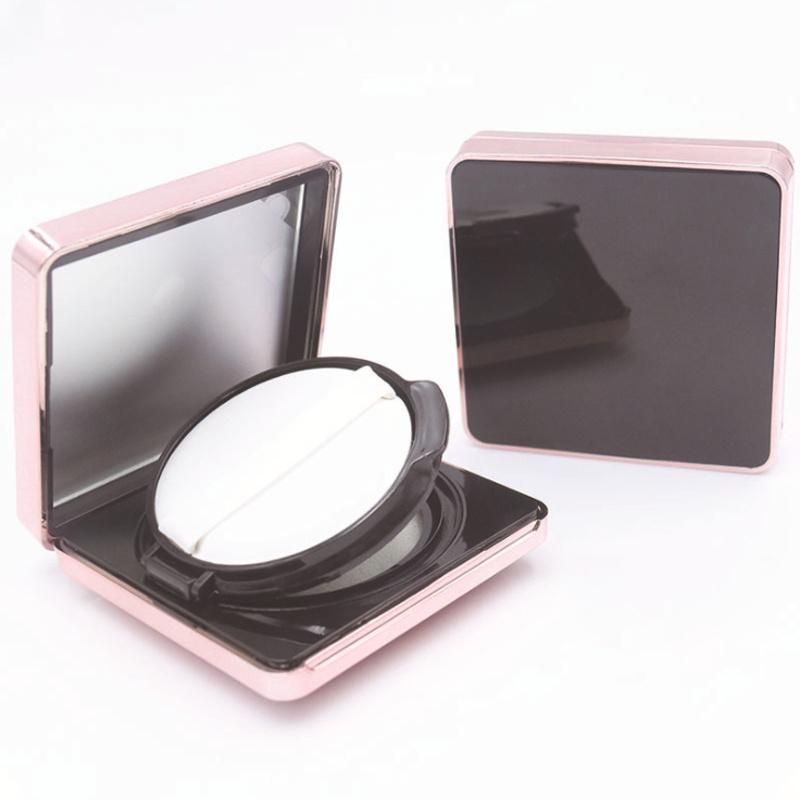 Luxury Bb Air Cushion Case Square Rose Gold Air Cushion Foundation Case Cushion Foundation Packaging Case Bb Cream Container