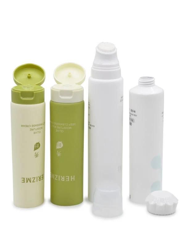 Flip Top Cap Plastic Packaging Container Cream Cosmetic Tube