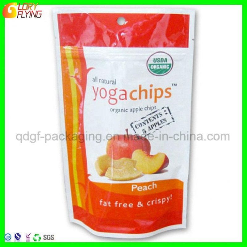 Stand up Food Bag for Packing Different Kinds of Fruit Chips