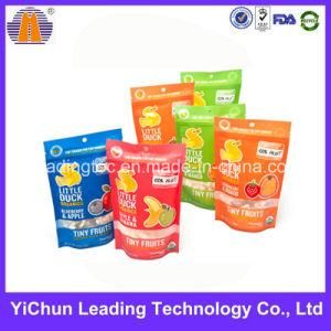 Plastic Stand-up Zipper Windowed Hanger Fruit Packaging Bag