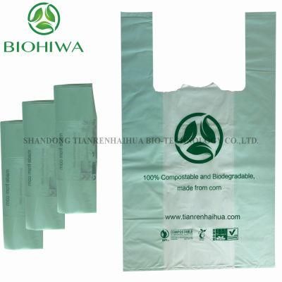 100% Biodegradable Compostable Shopping Bag/PLA Plastic Bag