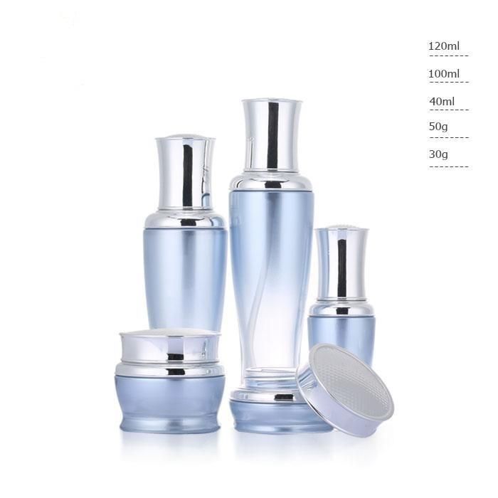 Ll30 High Quality Pump Sprayer Lotion and Skin Care Cream Use Sets Cosmetic Acrylic Plastic Bottle Have Stock