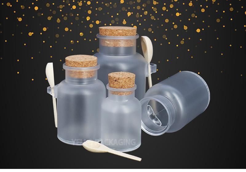 Wholesale Luxury 100 Ml 200 Ml 300 Ml 500 Ml Bath Salt Storage Containers with Spoon