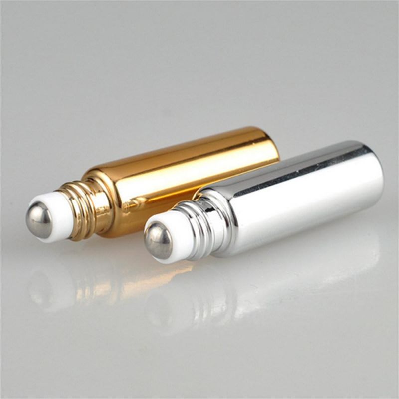 10ml UV Glass Roll on Bottle with Metal Roller Ball